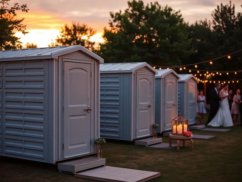 North Carolina Porta Potty partner crew delivering a portable restroom in Lumberton, NC